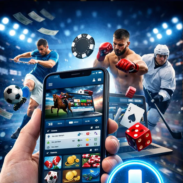 Smartphone displaying Spinplus live casino game for mobile gaming